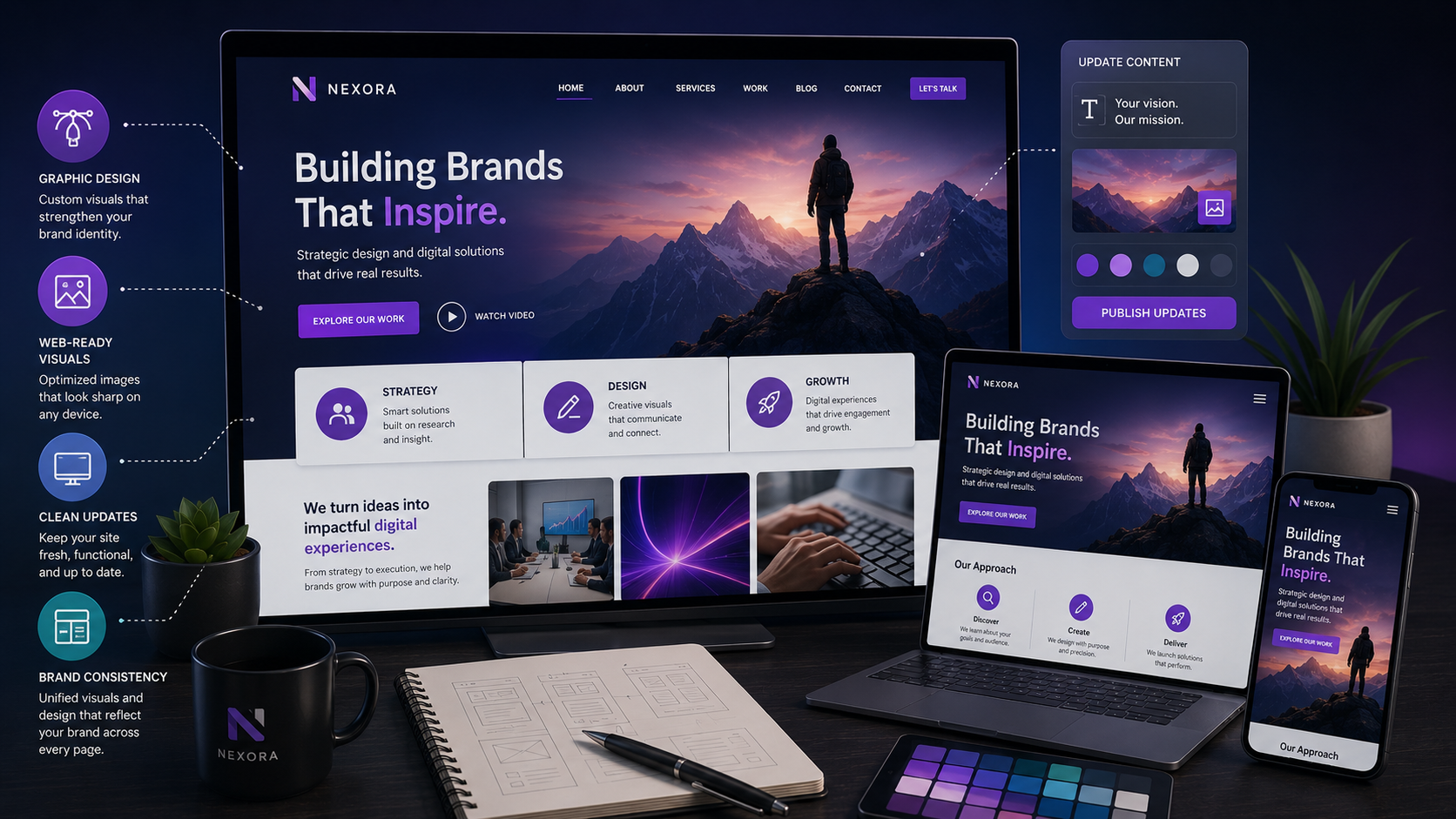 Website Graphics & Updates
